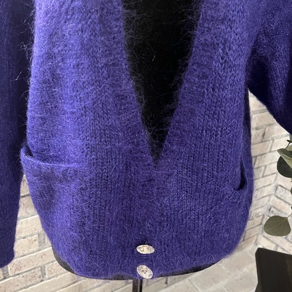 Jennifer Reed Knitted by Hand Cardigan Sweater - Picture 3 of 9